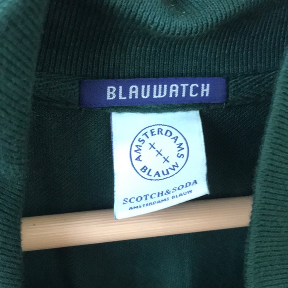 Scotch & Soda Large Green Polo Shirt - Picture 2 of 5